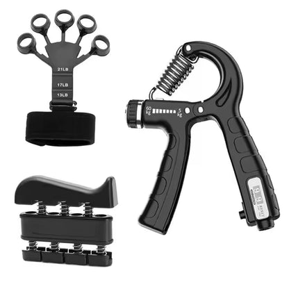 Grip Strength Trainer Kit 1-6 Pack Hand Grip Strengthener for Muscle Building and Injury Recover Hand Rehabilitation Training
